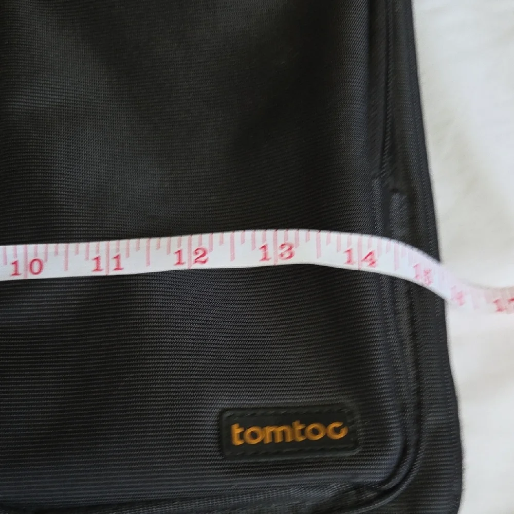 Tomtoc Black Laptop Bag Unisex